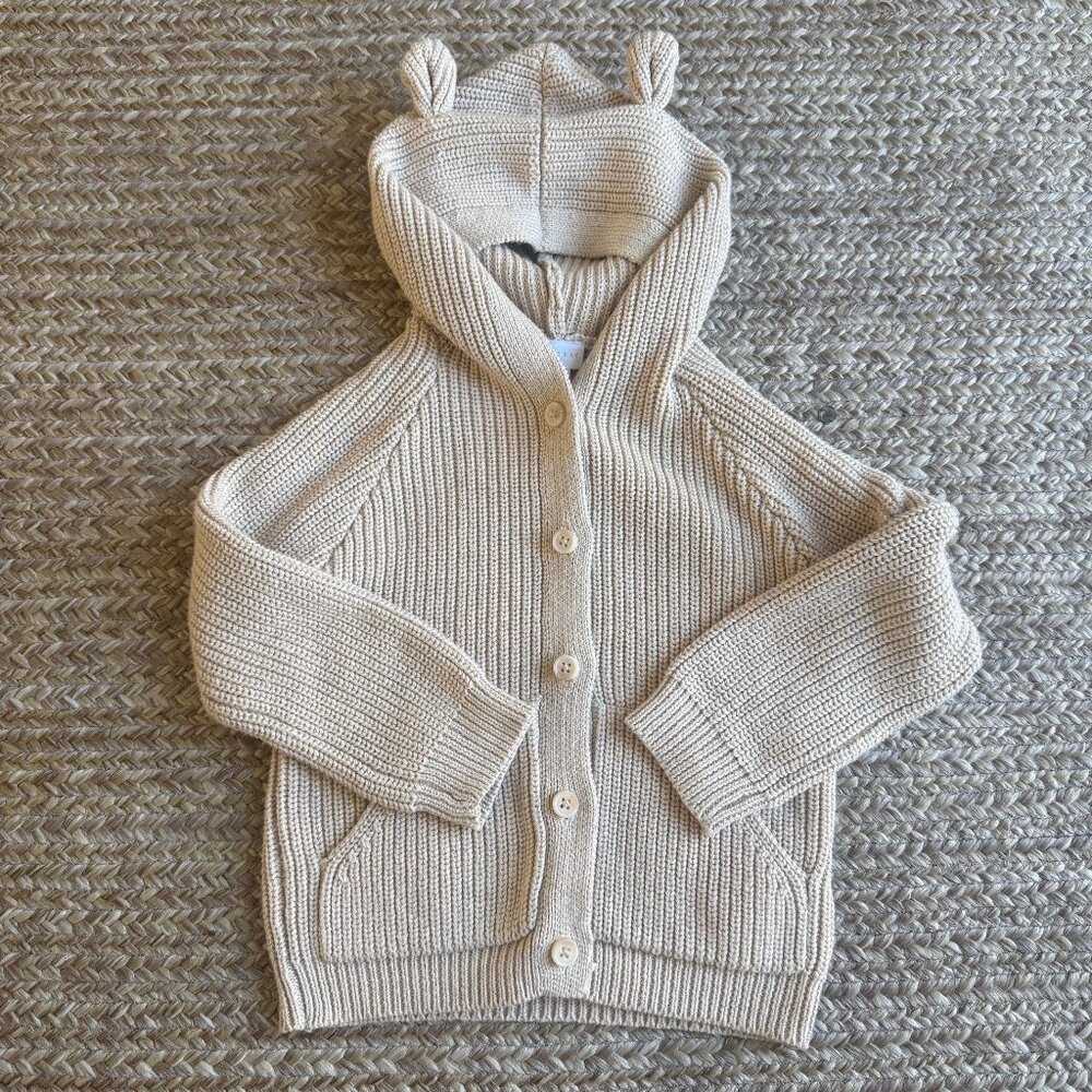 Jamie Kay Bear Knit Sweater 3T